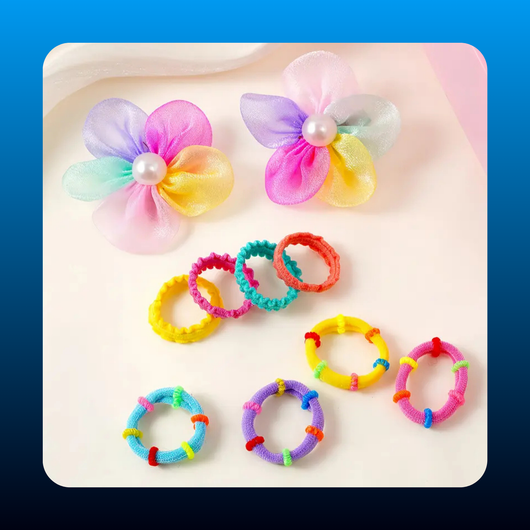 Hair Accessories Set With Bow Hairpin (618 PCS)
