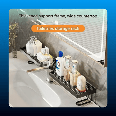 Carbon Steel Bathroom Shelf Organizer