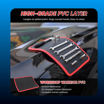Slip-Free Magnetic Tool Mat with PVC Coating