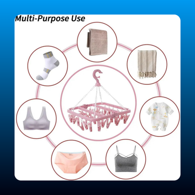 Plastic Compact Laundry Hanging Rack