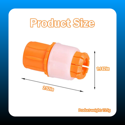 Orange Universal Water Connector Tap (3 Pack)