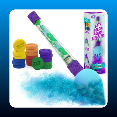 Bath Color Brush Kids Bath Bomb Set