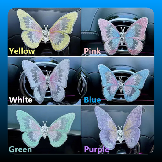 3D Moving Butterfly Car Decoration (6 Pack)