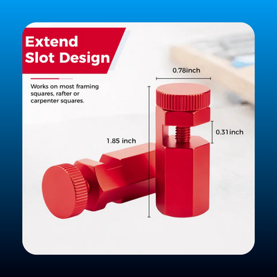 Tall Stair Gauges for Framing Square with Holder and Hook
