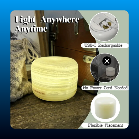Natural Marble Table Lamp