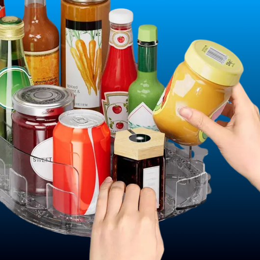 360° Rotating Lazy Susan Turntable Organizer
