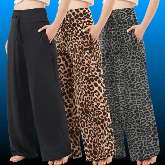 Wide Leg Lounge Pants With Pockets