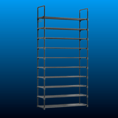 10-Tier Stackable Shoe Rack