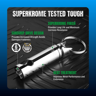 Socket Wrench Bottle Opener Keychain