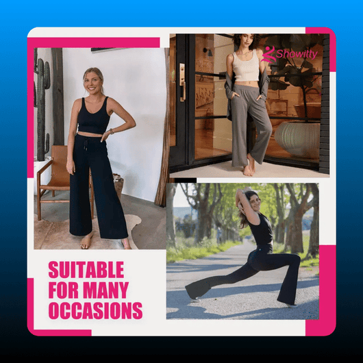 Wide Leg Lounge Pants With Pockets