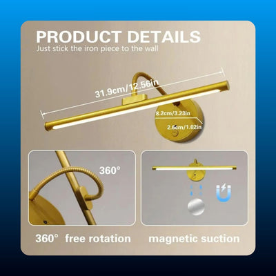Rechargeable Magnetic Picture Light with Remote