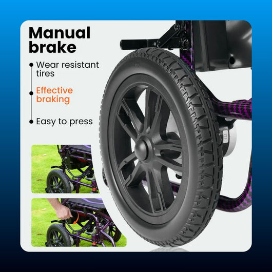 Foldable Electric Power Wheelchair