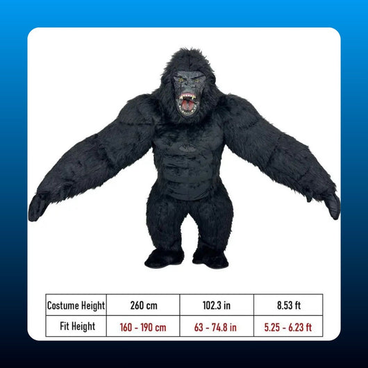 Giant Inflatable Gorilla Costume Set
