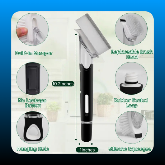 Soap Dispensing Dish Scrub Brush