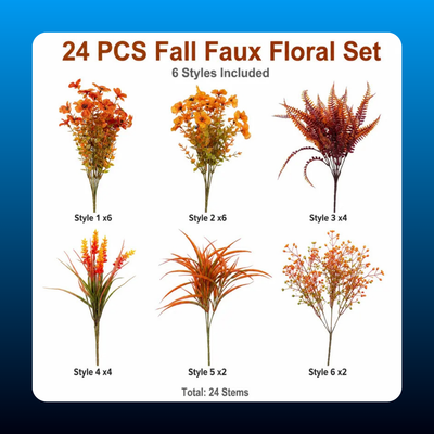 Fall Faux Floral Stem Bundle