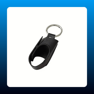 Asthma Inhaler Leather Case with Keychain