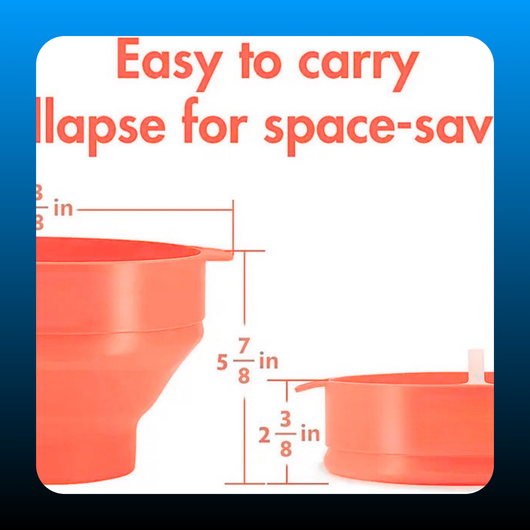 Silicone Popcorn Maker Bowl for Microwave