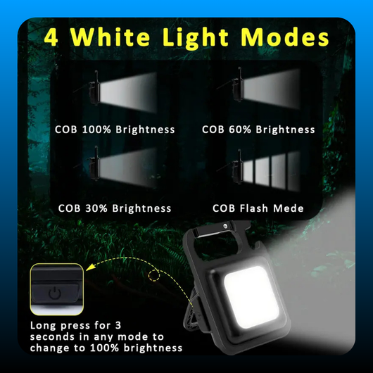 Rechargeable Keychain Flashlight