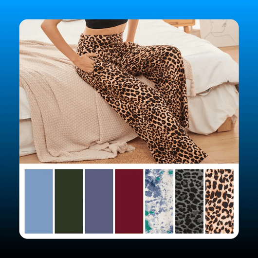 Wide Leg Lounge Pants With Pockets