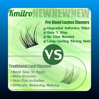 No Glue Needed Reusable Waterproof Press on Lashes