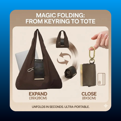 Foldable Keychain Bag Reusable Grocery Bags