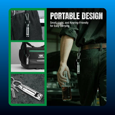Socket Wrench Bottle Opener Keychain