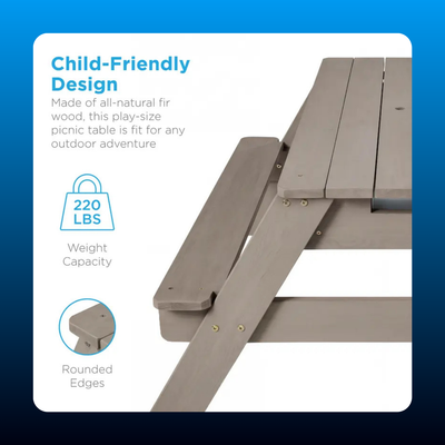 3-in-1 Kids Sand and Water Table