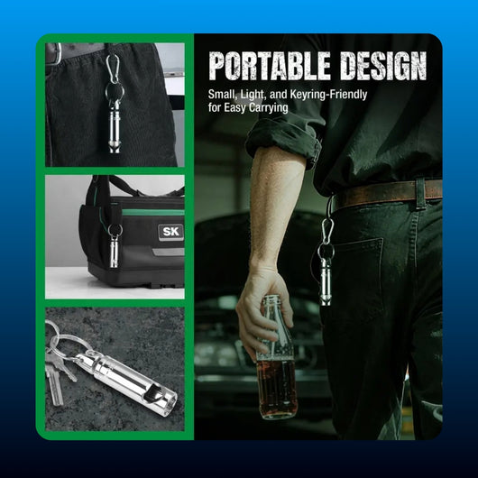 Socket Wrench Bottle Opener Keychain
