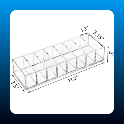 Clear Acrylic Compact Organizer