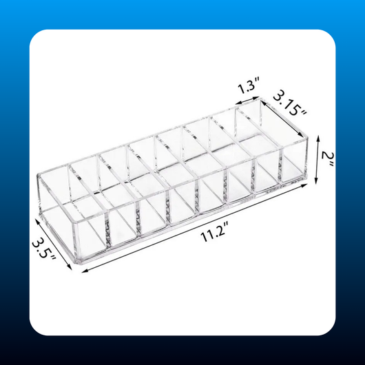 Clear Acrylic Compact Organizer