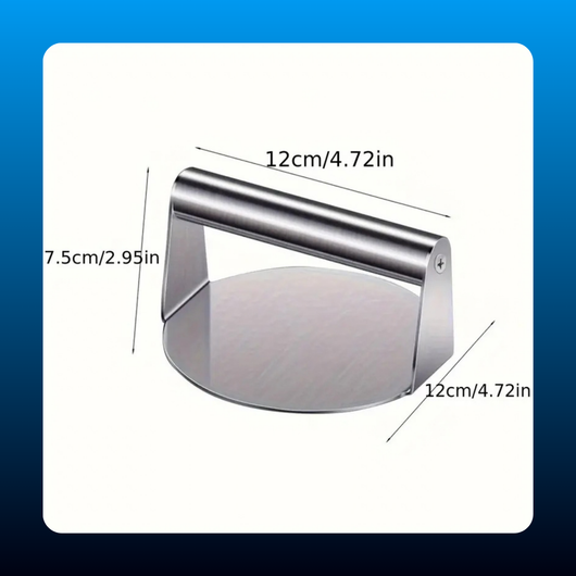 Stainless Steel Hamburger Press