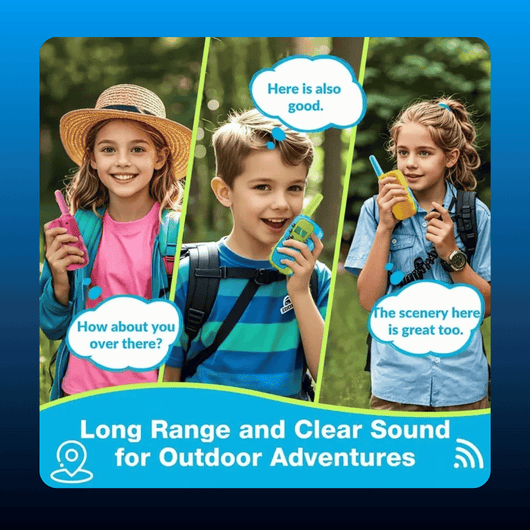 Kids Walkie Talkies, 3 Pack