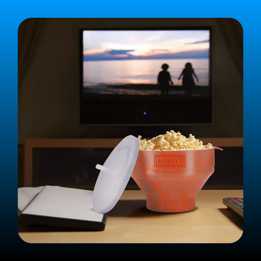 Silicone Popcorn Maker Bowl for Microwave