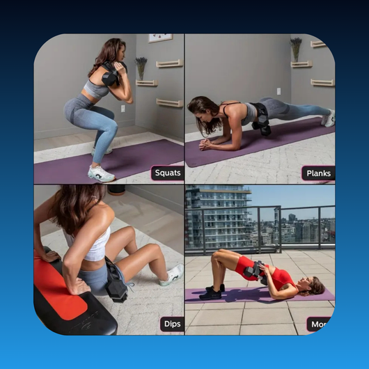 Hip Thrust Adjustable Resistance Weight Belt