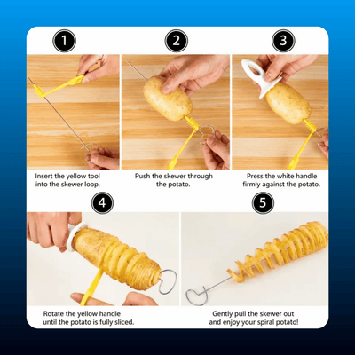 Handheld Spiral Potato Cutter