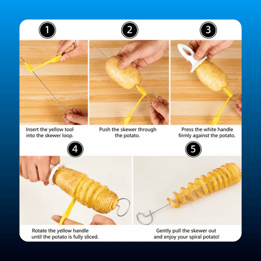 Handheld Spiral Potato Cutter