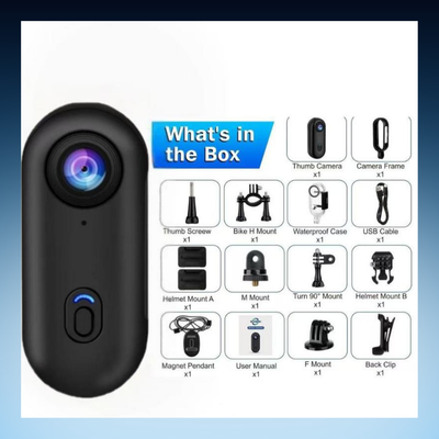 Magnetic Wearable Action Camera