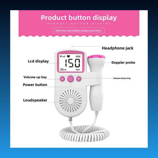 Fetal Doppler Heart Rate Monitor
