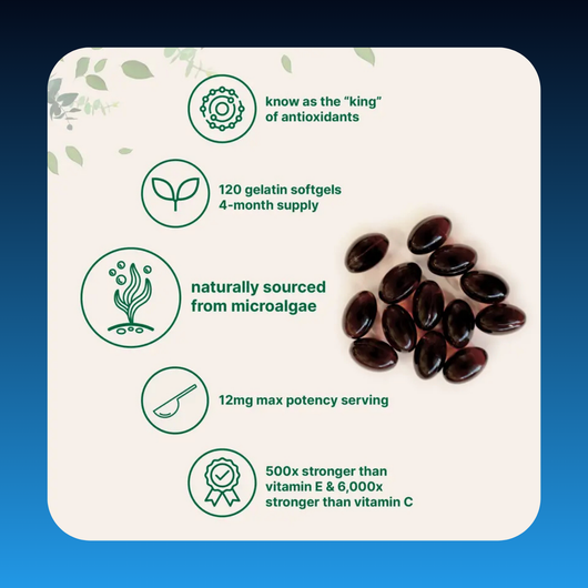 Astaxanthin Natural Tanning Softgels