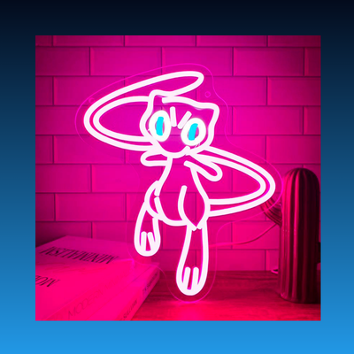 Cartoon Style LED Neon Wall Light