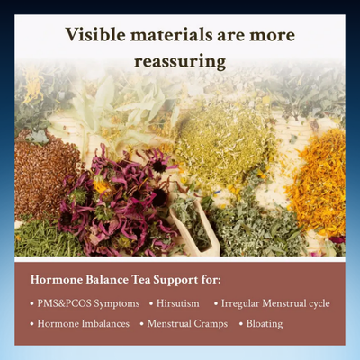 Hormone Balance Herbal Tea for Women PMS PCOS and Menstrual Support