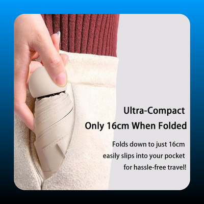 Small Folding Pocket Travel Umbrella