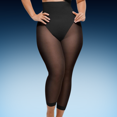 Plus Size High Waist Butt Lifting Capri Shapewear