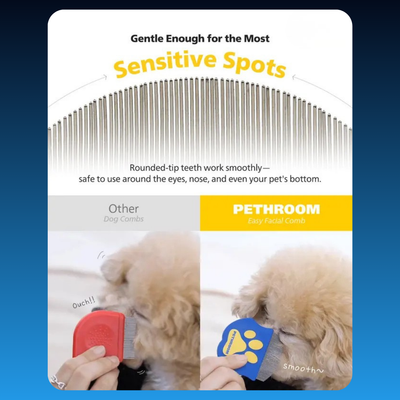 Facial Comb for Cats and Dogs