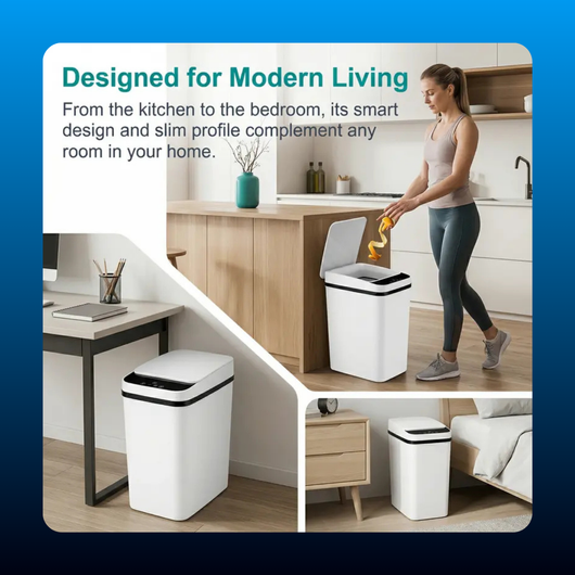 Smart Sensor Narrow Trash Can