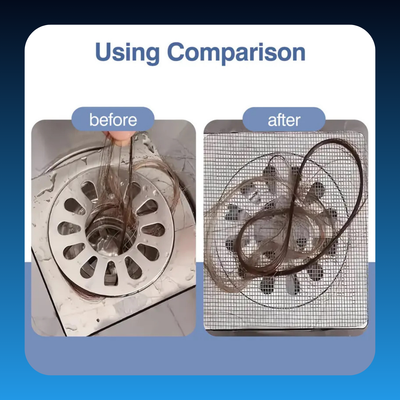 Disposable Shower Drain Cover Hair Catcher (12 Pack)