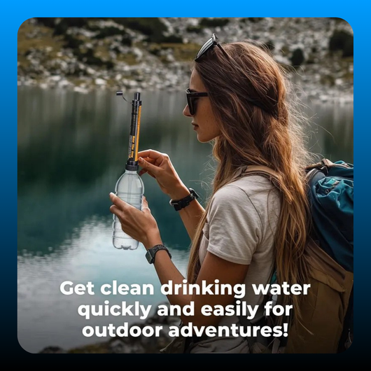 Portable Emergency Water Straw