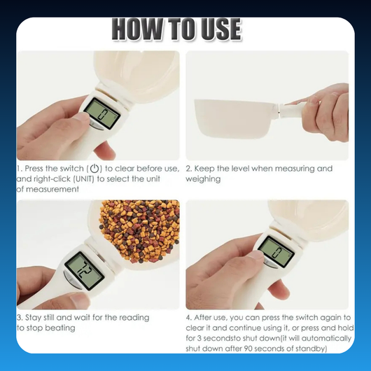 Digital Food Measuring Scoop Scale