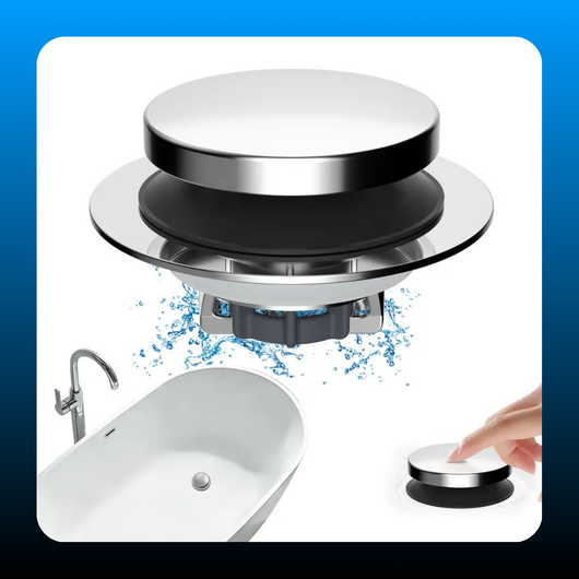Plug and Cover Bathtub Drain Stopper