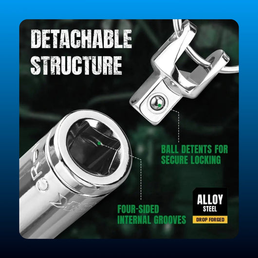 Socket Wrench Bottle Opener Keychain